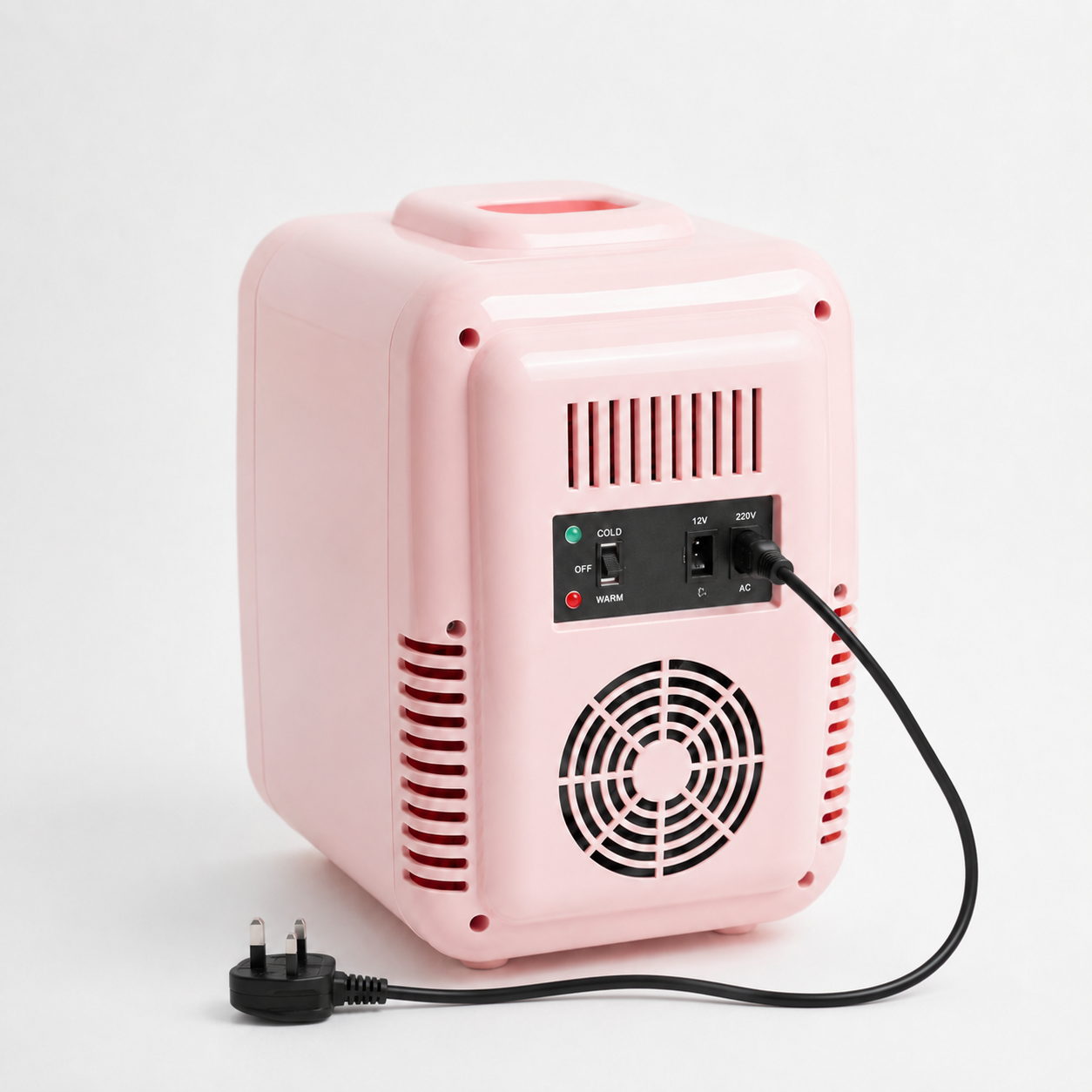 TreeJar Skyland Mini Fridge 4L / 6 Can – Portable Cooler & Warmer for Skincare, Cosmetics, Food & Drinks – Quiet, Energy Efficient Personal Beauty Fridge for Home, Office, Car & Travel (Pink) - view 10